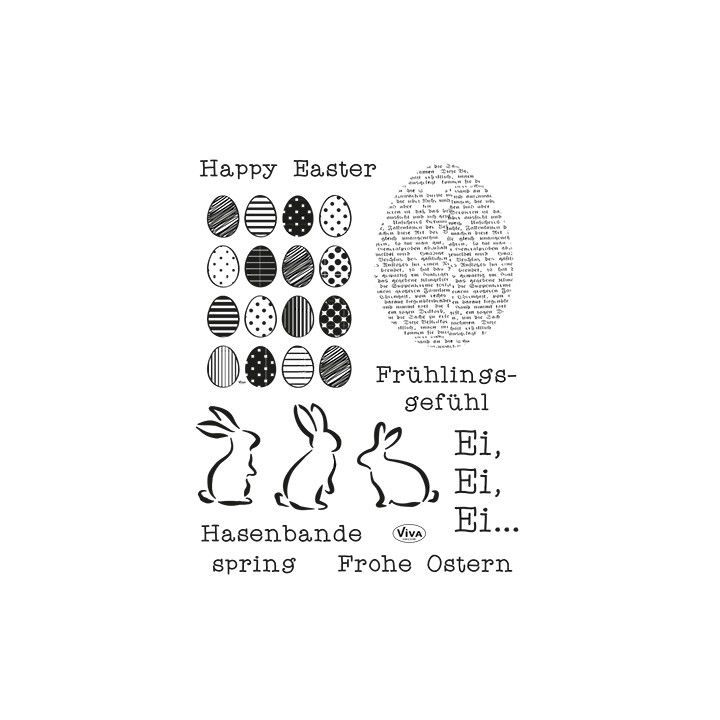 (4003 144 00)Clear Stamps - Frohe Ostern