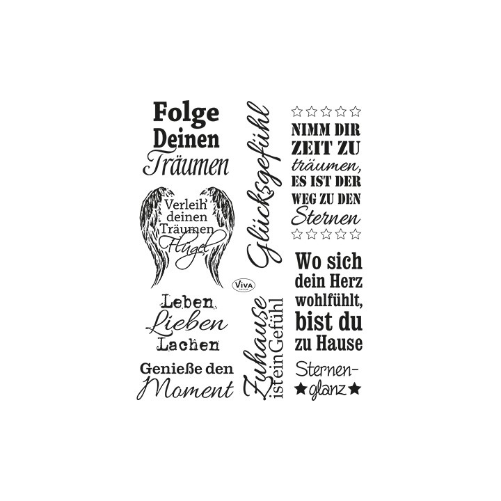 (4003 143 00)Clear Stamps - Spruche II