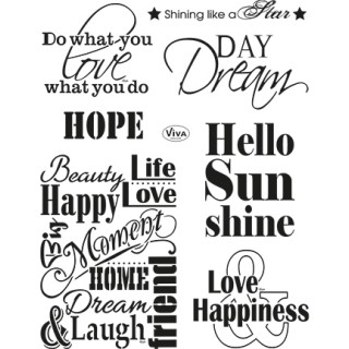 (4003 142 00)Clear Stamps - Spruche I
