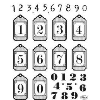 (4003 135 00)Clear Stamps - Zahlen