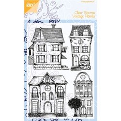 (6410/0395)Clear stamp Vintage Homes
