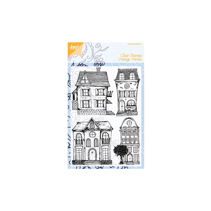 (6410/0395)Clear stamp Vintage Homes