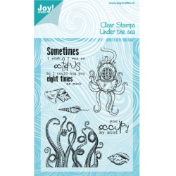 (6410/0405)Clear stamp Under the Sea