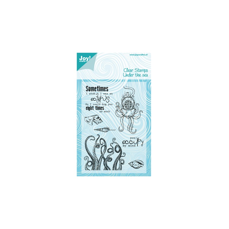 (6410/0405)Clear stamp Under the Sea