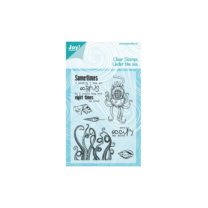 (6410/0405)Clear stamp Under the Sea