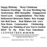 (PCA-TP3952EW)EMBOSSING General Occasions Words BOLD