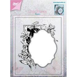 (6410/0383)Clear stamp flowers