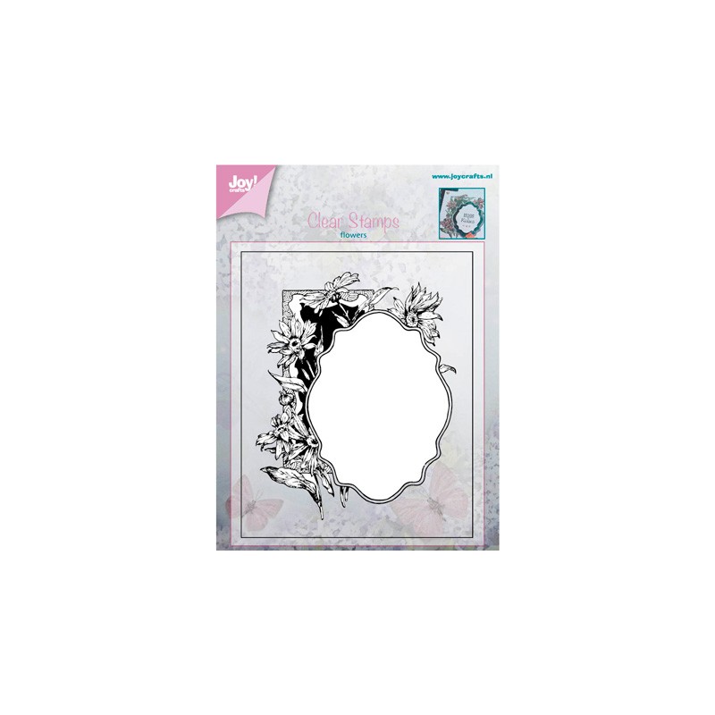 (6410/0383)Clear stamp flowers