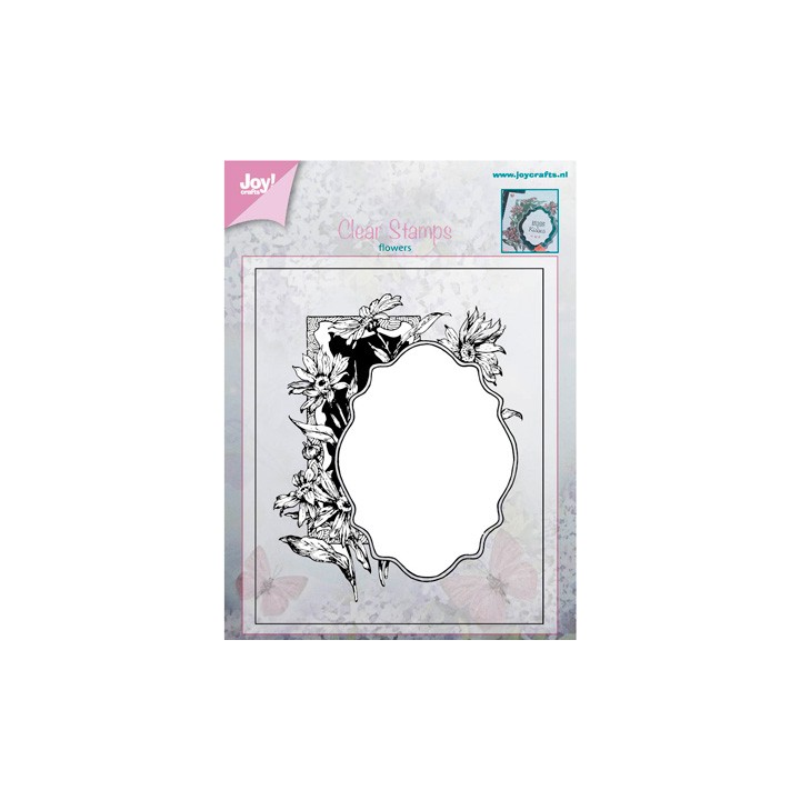 (6410/0383)Clear stamp flowers