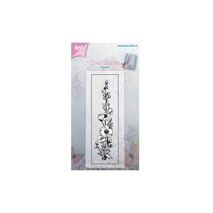 (6410/0382)Clear stamp flowers