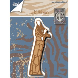 (6002/0530)Cutting & Embossing stencil Giraffe