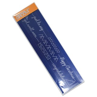 (GRO-WO-40103-09)Groovi Plate Just To Say Line Sentiment