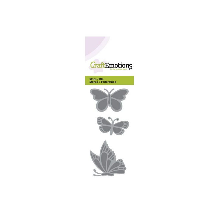 (115633/0145)CraftEmotions Die - butterflies