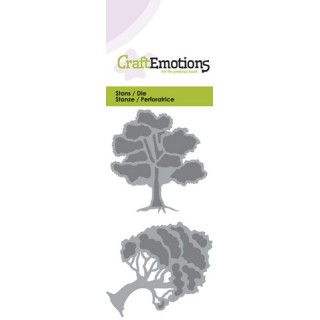(115633/0148)CraftEmotions Die - trees 2 Card