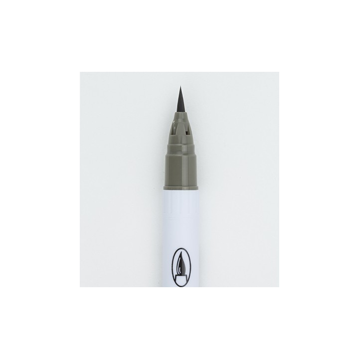 (RB-6000AT/093)Zig Real Brush Green Gray