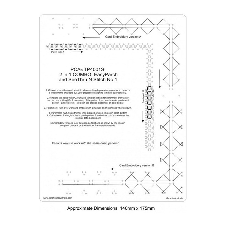 (PCA-TP4001S)2 in 1 Parch and Stitch 1