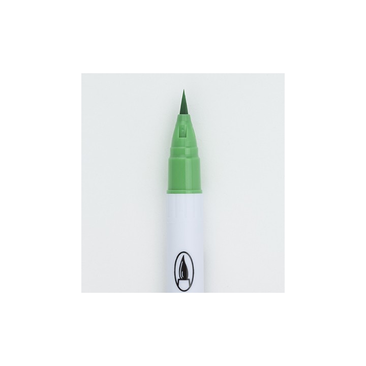 (RB-6000AT/048)Zig Real Brush Emerald Green