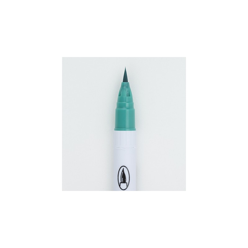 (RB-6000AT/042)Zig Real Brush Turquoise Green