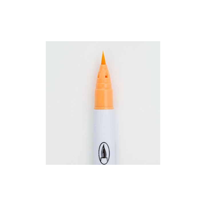 (RB-6000AT/002)Zig Real Brush Fl. Orange