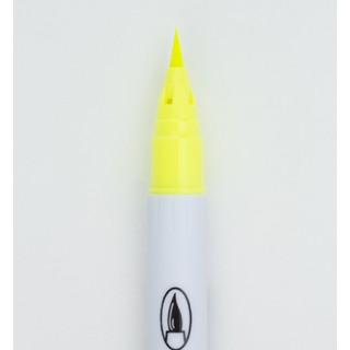 (RB-6000AT/001)Zig Real Brush Fl. Yellow