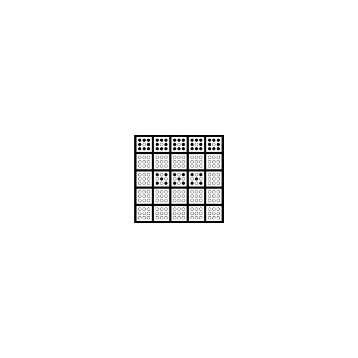(TP3154E)EMBOSSING BOLD Easy Cross Hatch STRAIGHT