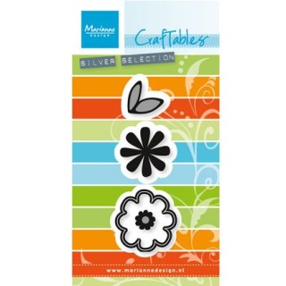 (CR1358)Craftables stencil Flower set: Sweet