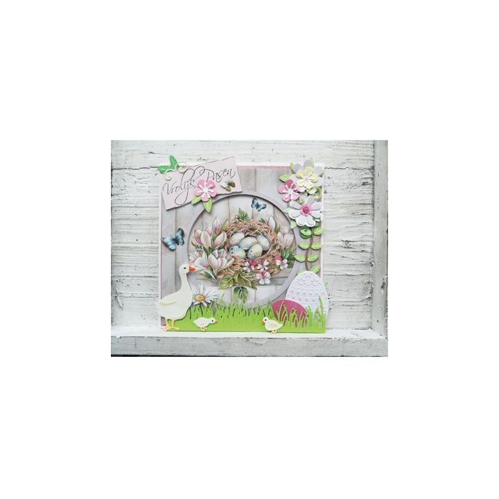 (CR1358)Craftables stencil Flower set: Sweet