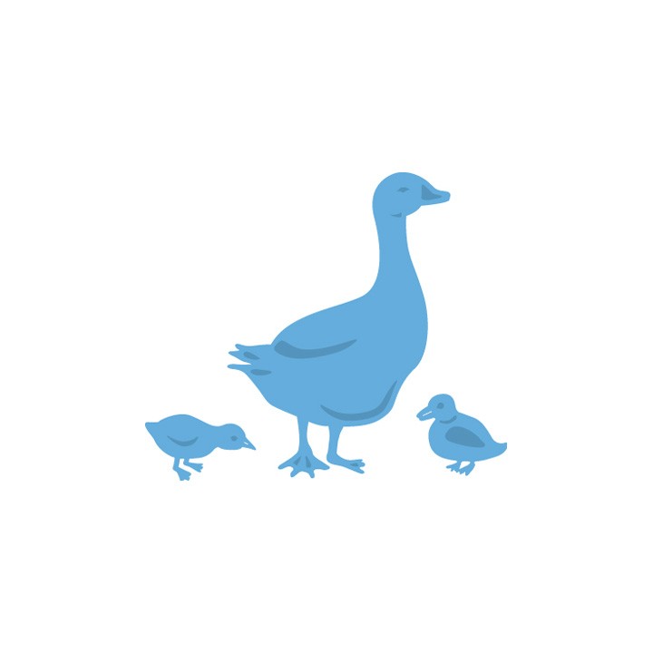 (LR0410)Creatables stencil Mother goose