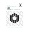 (XCU503616)Mini Die (3pcs) - Nesting Hexagons