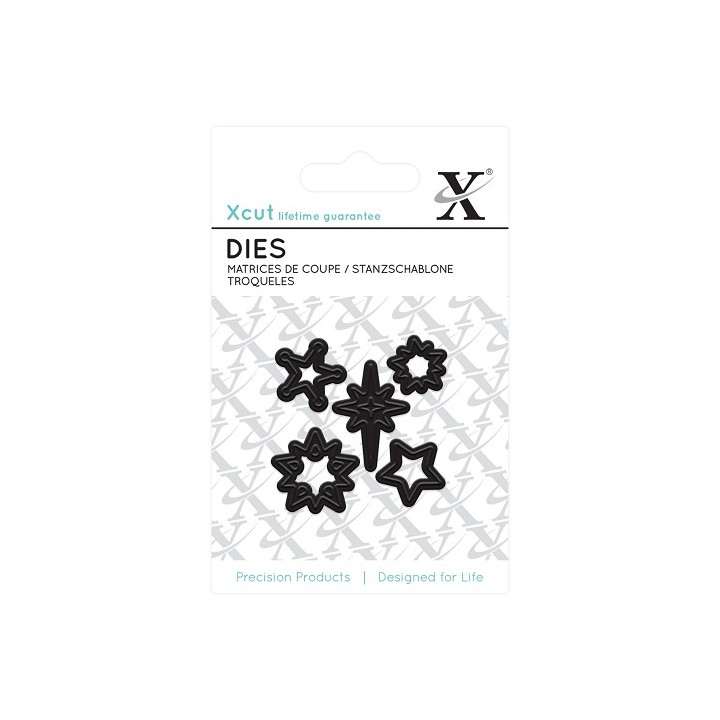 (XCU503617)Mini Die (5pcs) - Mini Stars