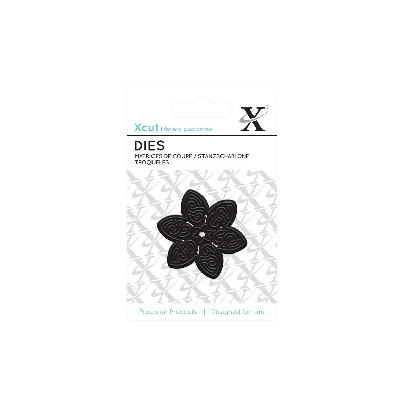 (XCU503619)Mini Die (1pc) - Filigree Flower