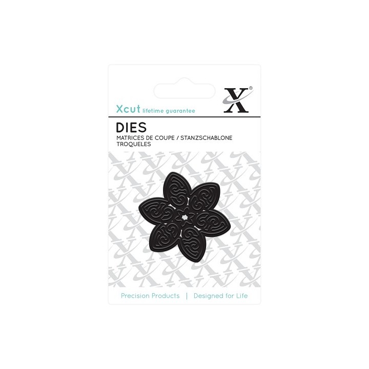 (XCU503619)Mini Die (1pc) - Filigree Flower