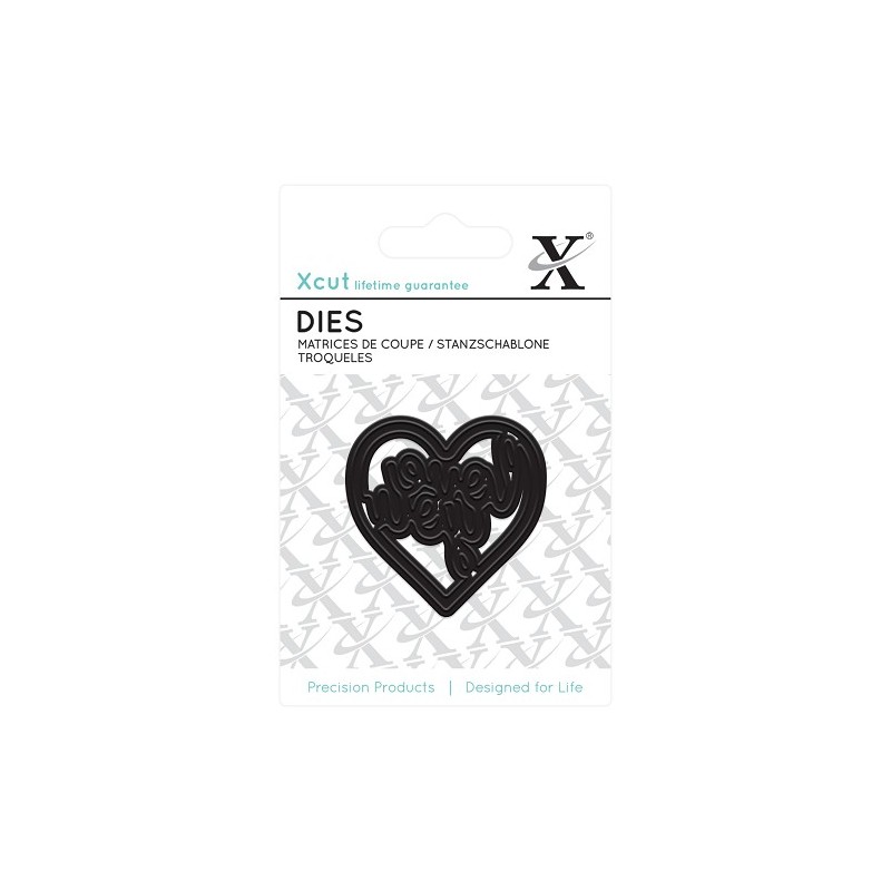 (XCU503620)Mini Die (1pc) - Love You Heart