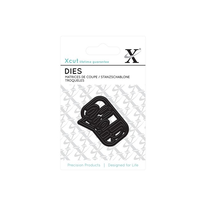 (XCU503624)Mini Die (1pc) - Hello