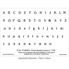 (PCA-TP3969EW)EMBOSSING Whole Alphabet Version A (FINE)