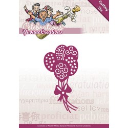 (YCD10048)Die - Yvonne Creations - Celebrations - Balloons