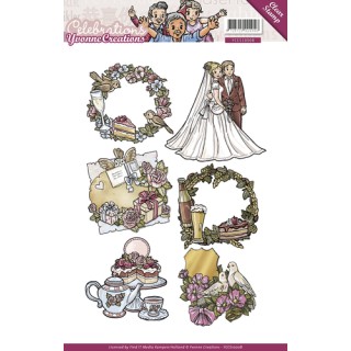 (YCCS10008)Clearstamp - Yvonne Creations - Celebrations
