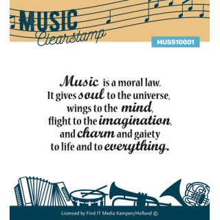 (MUSS10001)Clearstamp - Music Series