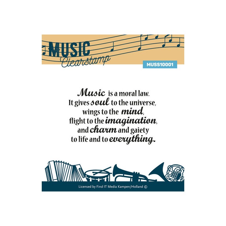 (MUSS10001)Clearstamp - Music Series