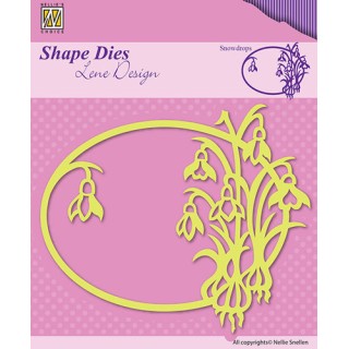 (SDL014)Nellie's Shape Dies - Spring flowers Snowdrops