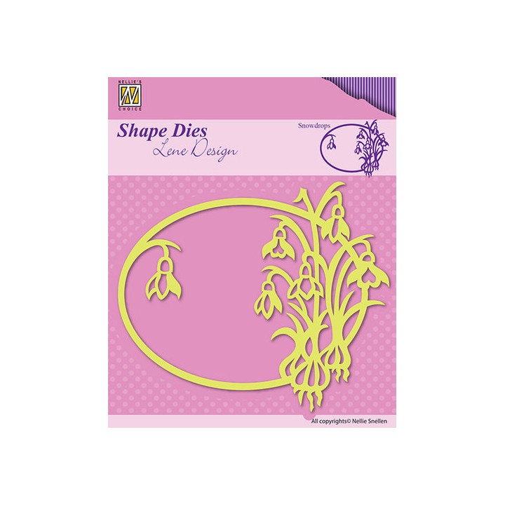 (SDL014)Nellie's Shape Dies - Spring flowers Snowdrops
