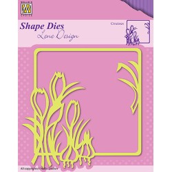 (SDL016)Nellie's Shape Dies - Spring flowers Crocuses