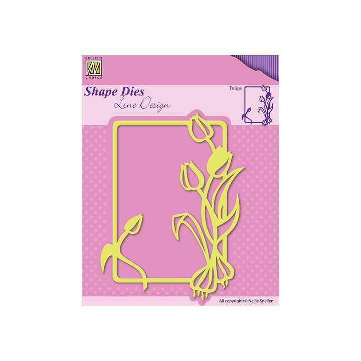 (SDL017)Nellie's Shape Dies - Spring flowers Tulips