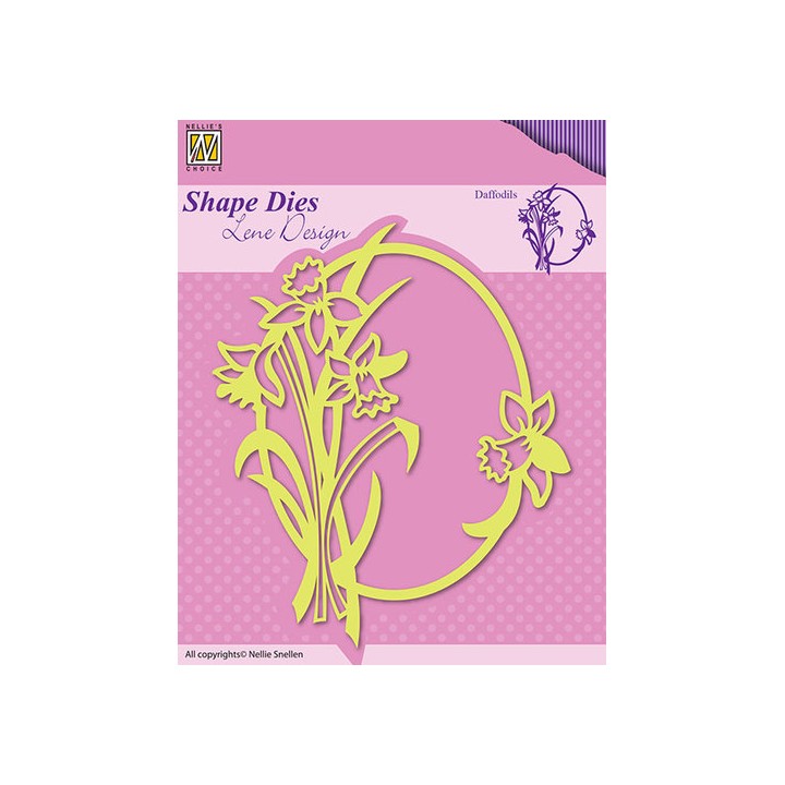 (SDL018)Nellie's Shape Dies - Spring flowers Daffodils