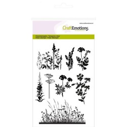 (1237)CraftEmotions clearstamps A6 herbs branches Life and Garde