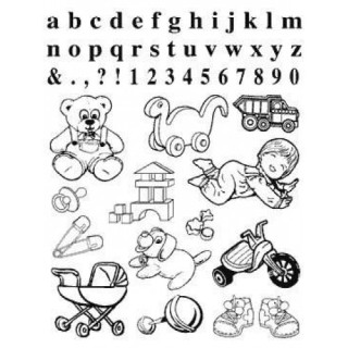 (770004/391)Crea Clear Stamp 14 x 18 cm Baby