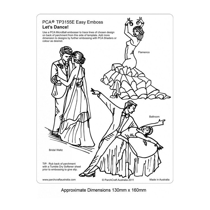 (TP3155E)EMBOSSING Easy Emboss Let's Dance
