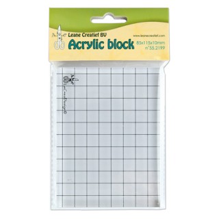 (55.2199)Stamp block clear 85x115x10mm