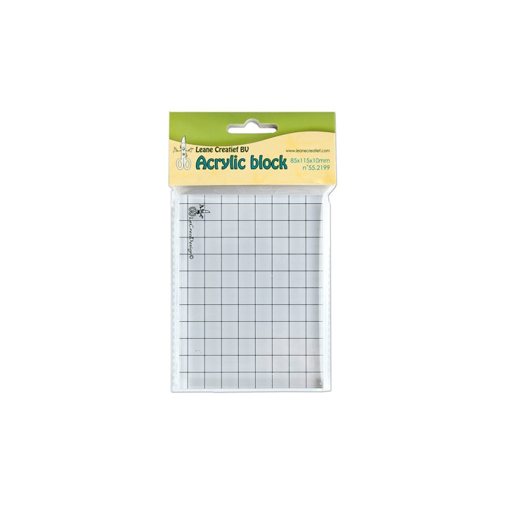 (55.2199)Stamp block clear 85x115x10mm
