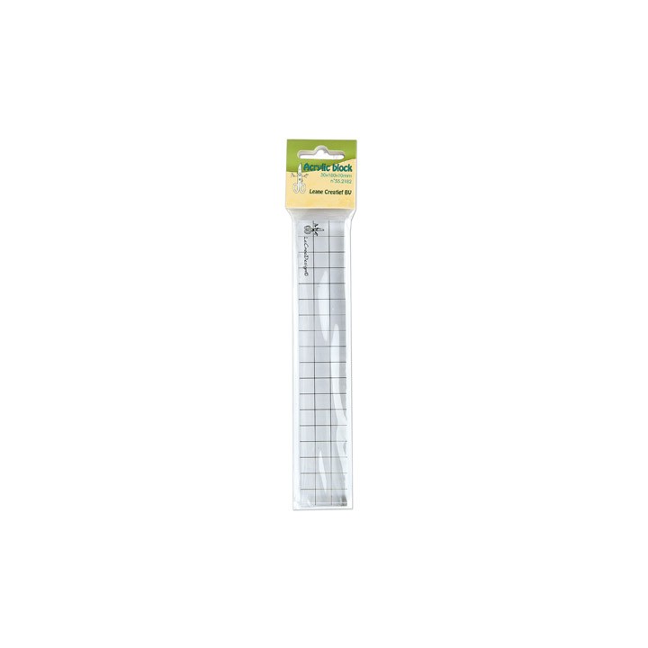 (55.2182)Stamp block clear 30x180x10mm